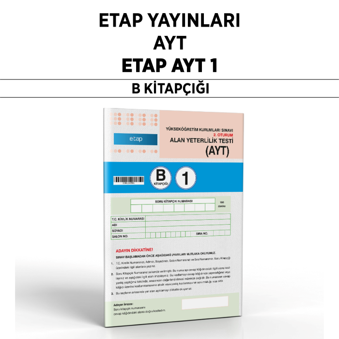 ETAP YAYIN YKS AYT SNV 1-B - 25-26